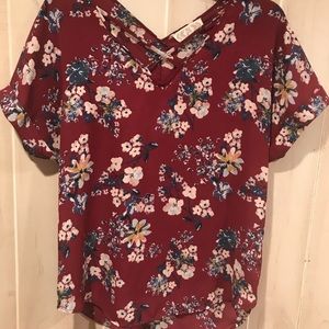 Loose Fit Flower Shirt